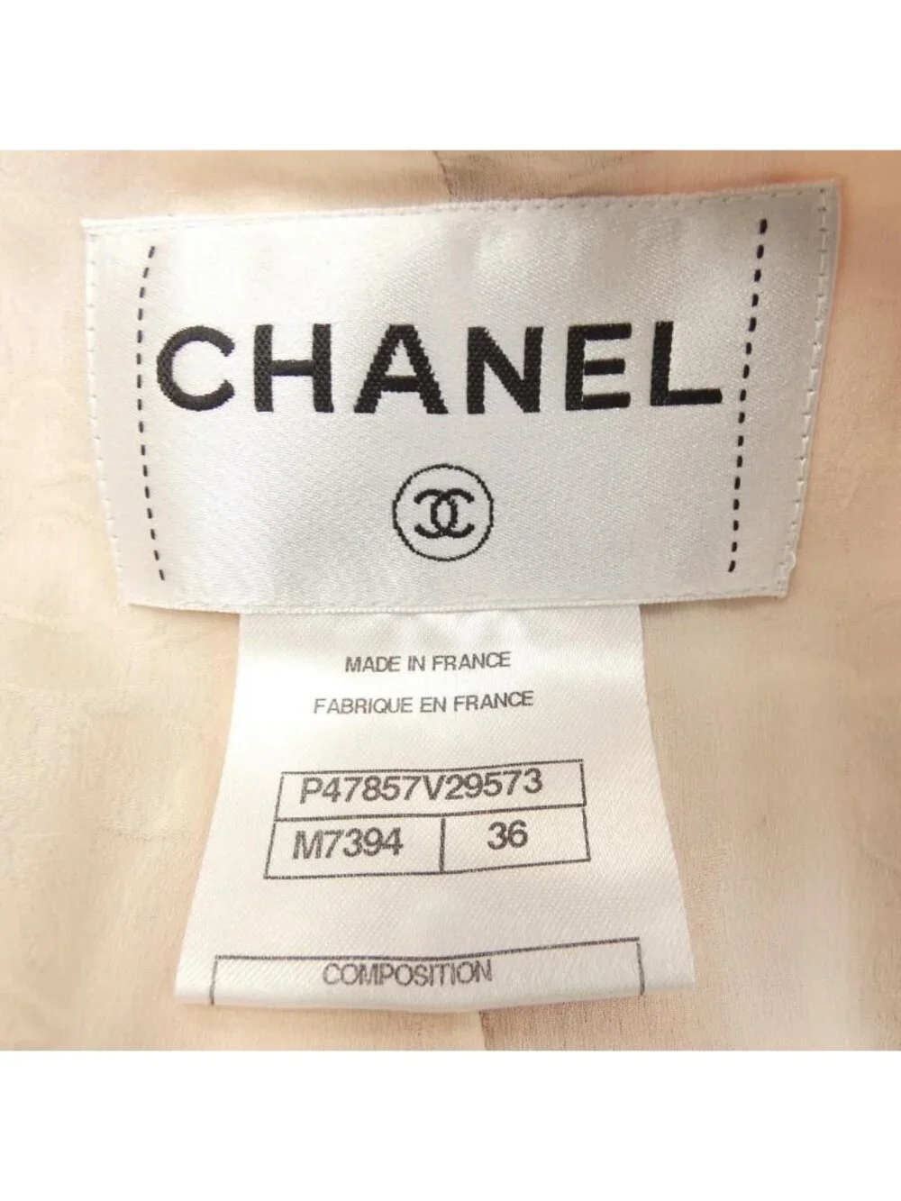 Chanel Collarless Jacket Pink